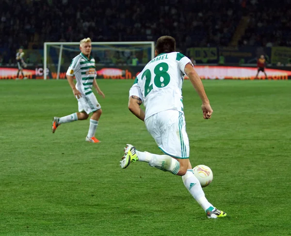 Metalist Kharkiv vs Rapid Wien partita di calcio — Foto Stock