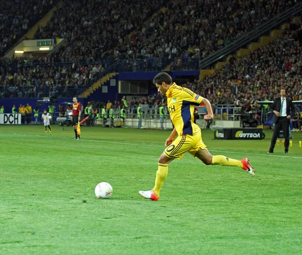 Metalist Kharkiv vs Rapid Wien partido de fútbol —  Fotos de Stock