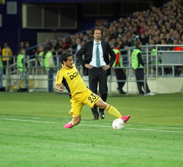 Metalist Charkov vs rapid wien fotbalové utkání — Stock fotografie