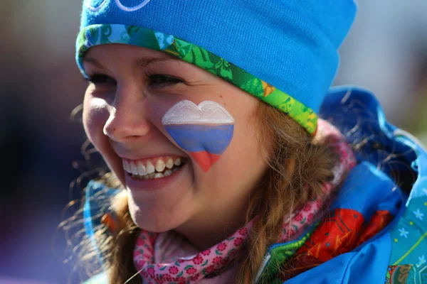Skiatlon damski — Zdjęcie stockowe