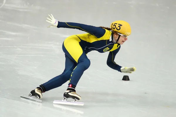 Ladies' 1000 m Heats Short Track Heats — Stock Photo, Image