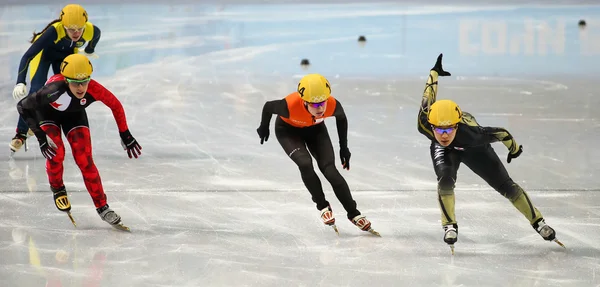 Damernes 1000 m Varme Kort Spor Varme - Stock-foto