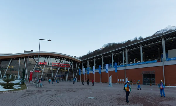 Dworzec kolejowy Krasnaya Polyana — Zdjęcie stockowe