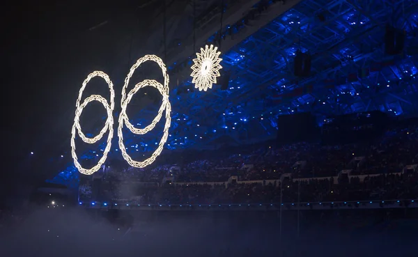 Sochi 2014 Ceremonia de deschidere a Jocurilor Olimpice — Fotografie, imagine de stoc