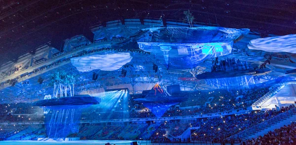 Cérémonie d'ouverture des Jeux Olympiques de Sotchi 2014 — Photo