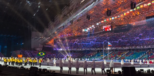 Soçi 2014 Olimpiyat Oyunları açılış töreni — Stok fotoğraf