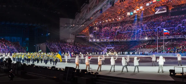 Cerimônia de abertura dos Jogos Olímpicos de Sochi 2014 — Fotografia de Stock