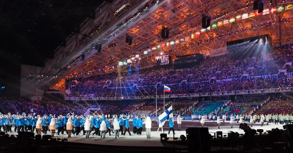 Cerimônia de abertura dos Jogos Olímpicos de Sochi 2014 — Fotografia de Stock