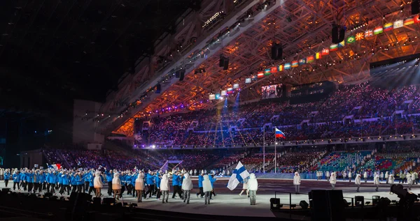 Sochi 2014 Olympiske Lege åbningsceremoni - Stock-foto