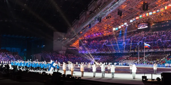Ceremonia de apertura de los Juegos Olímpicos de Sochi 2014 — Foto de Stock