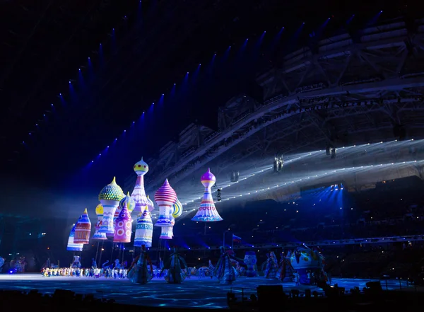 Eröffnungsfeier der Olympischen Spiele in Sotschi 2014 — Stockfoto