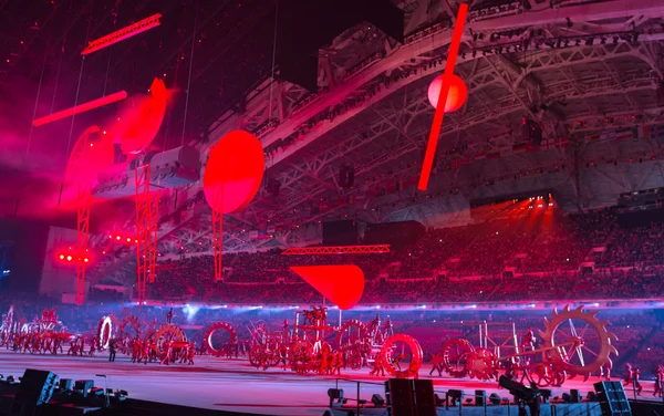 Ceremonia de apertura de los Juegos Olímpicos de Sochi 2014 — Foto de Stock