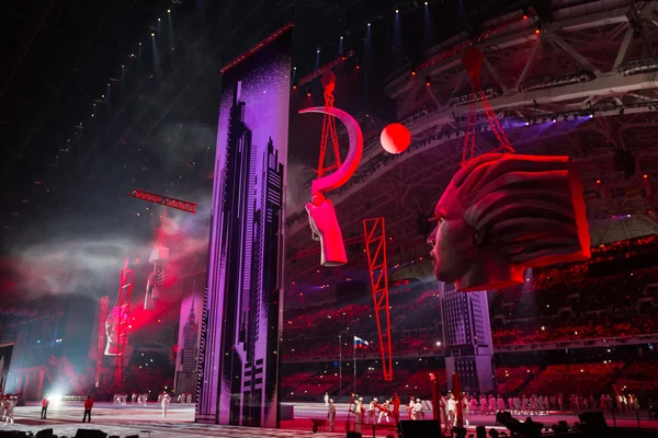 Sochi 2014 olimpiai játékok megüresedett állás szertartás — Stock Fotó