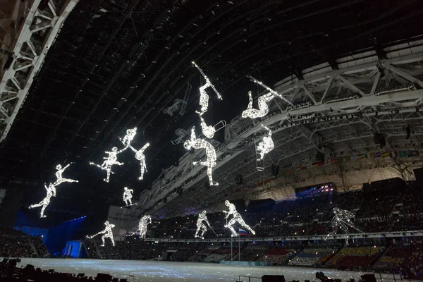 Sochi 2014 Olympiske Lege åbningsceremoni - Stock-foto