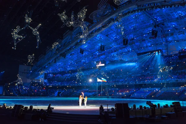 Sochi 2014 olimpiai játékok megüresedett állás szertartás — Stock Fotó