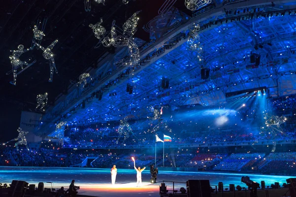 Upacara pembukaan Olimpiade 2014 Sochi — Stok Foto