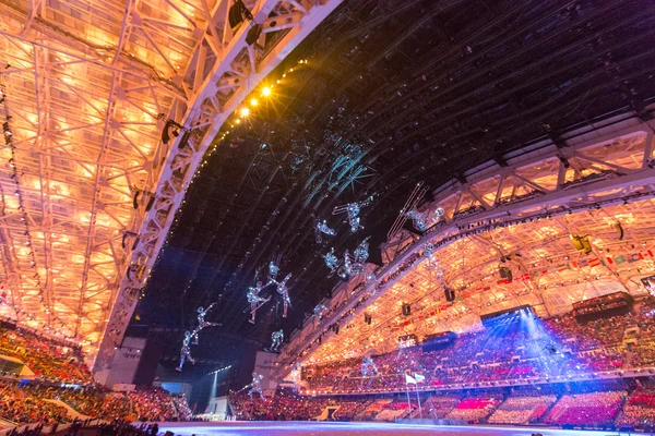 Sochi 2014 olimpiai játékok megüresedett állás szertartás — Stock Fotó