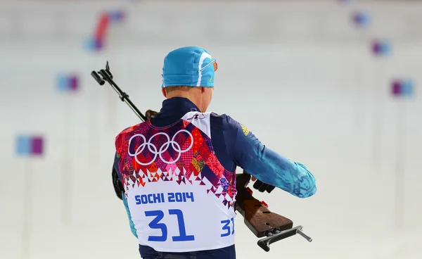 Biathlon Männer Sprint 10 km — Stockfoto