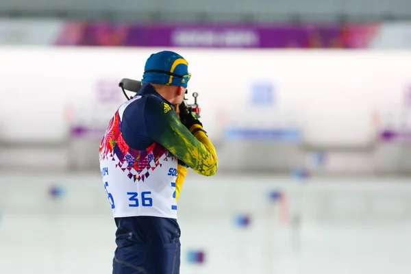 Biathlon Männer Sprint 10 km — Stockfoto