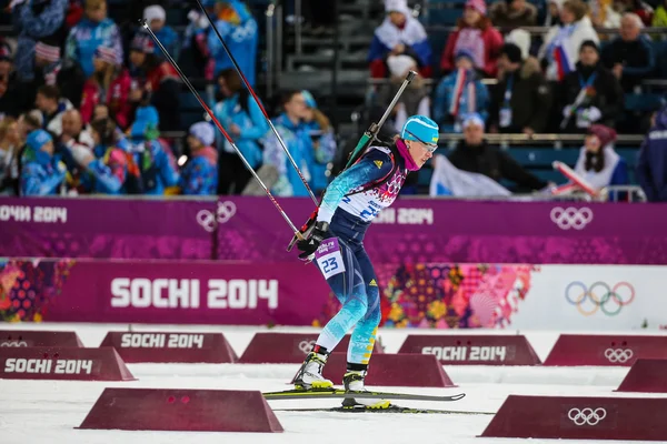 Biatlon Kadınlar 7.5 km sprint — Stok fotoğraf