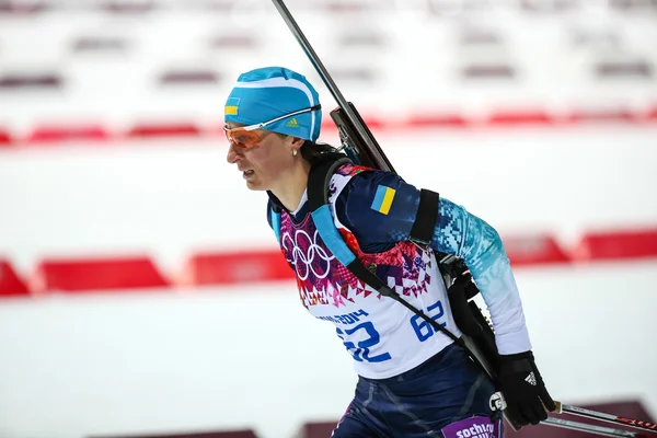 Biathlon Women's 7.5 km Sprint — Stock Photo, Image