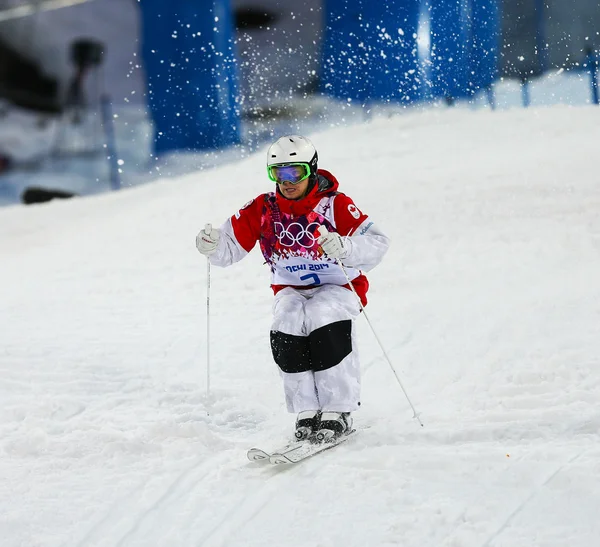 Finale der Freestyle-Ski-Buckelpiste der Herren — Stockfoto