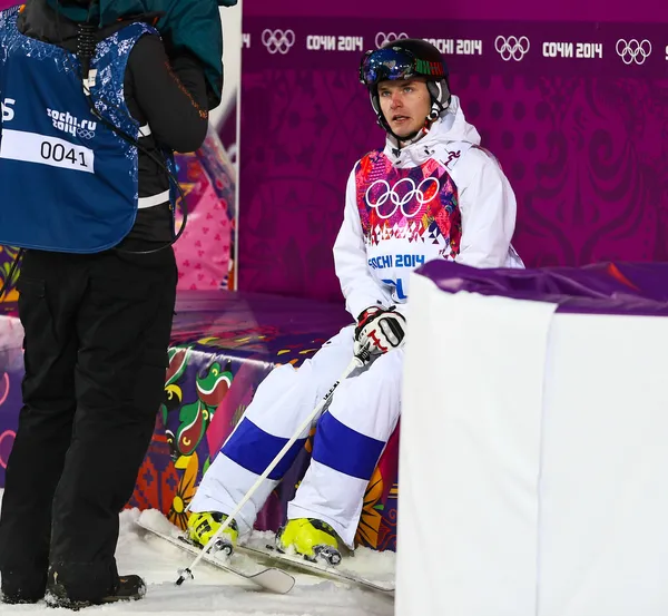 自由式滑雪男子大亨决赛 — 图库照片