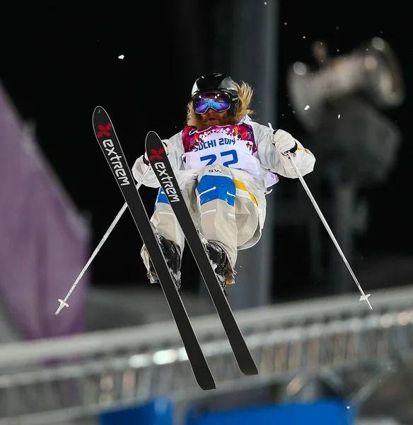 Freestyle skiløb Mænds Moguls Final - Stock-foto