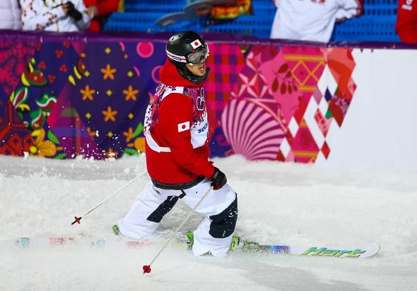 Freestyle esqui masculino Moguls Final — Fotografia de Stock