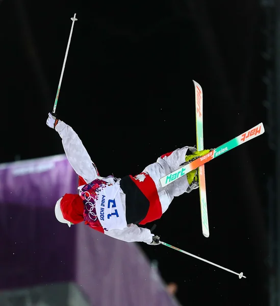 Freestyle skiing Men's Moguls Final — Stock Photo, Image