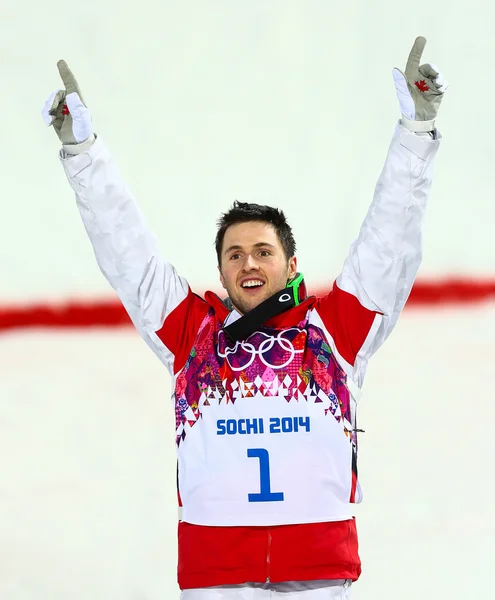 Freestyle skiløb Mænds Moguls Final - Stock-foto