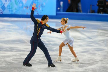 Artistik Patinaj. çiftler kısa program
