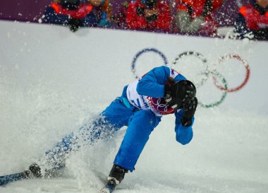 serbest stil Kayak. Erkekler antenler final