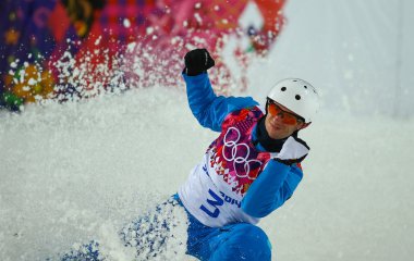 serbest stil Kayak. Erkekler antenler final