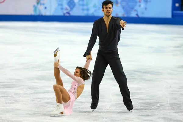 Pattinaggio artistico. Coppie Short Program — Foto Stock