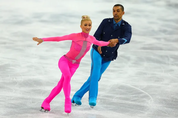 Eiskunstlauf. Kurzprogramm — Stockfoto