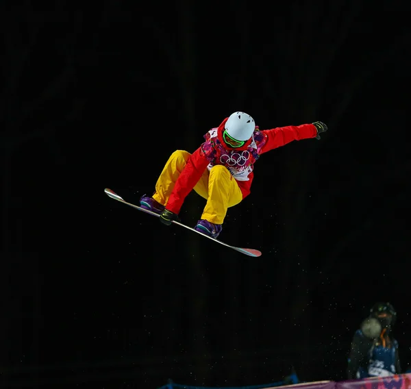 Snowboard. Qualificazione femminile Halfpipe — Foto Stock