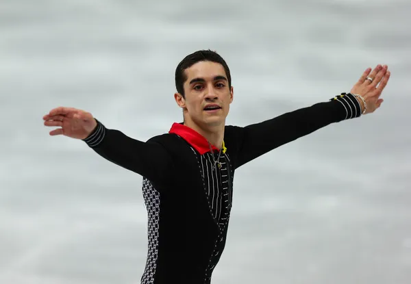 Patinage artistique. Programme court pour hommes — Photo