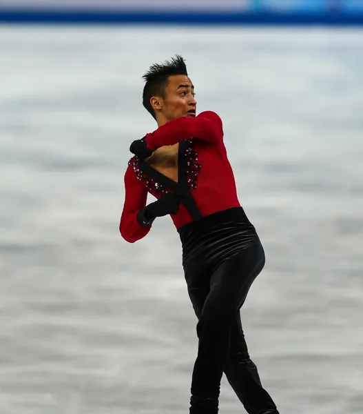 フィギュア スケート。男子ショート プログラム — ストック写真