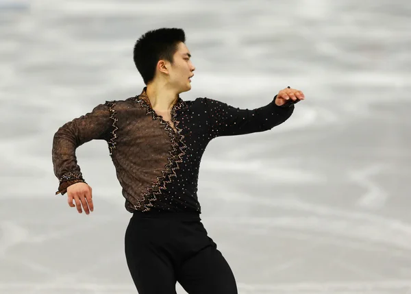 Patinage artistique. Programme court pour hommes — Photo