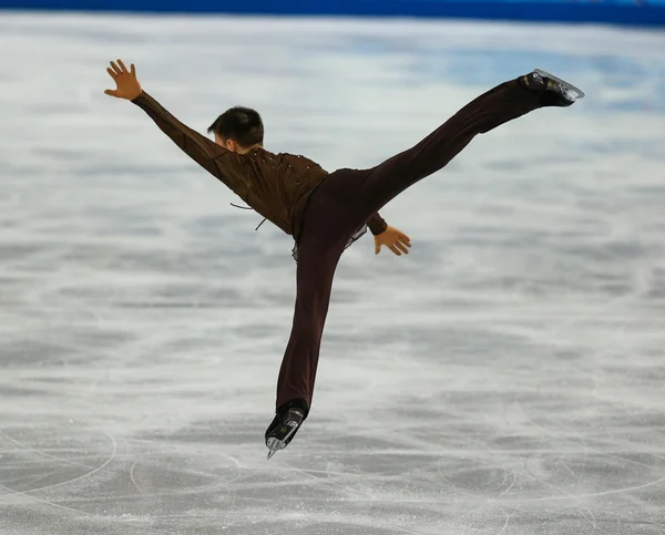 Patinage artistique. Programme court pour hommes — Photo