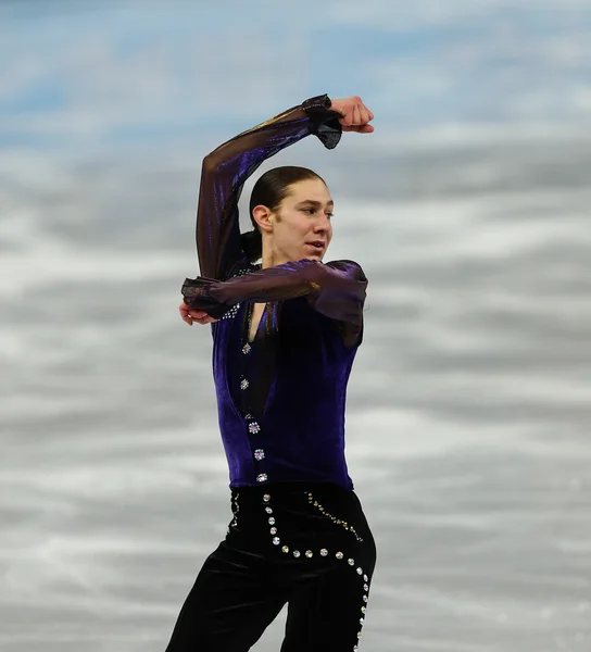 Patinage artistique. Programme court pour hommes — Photo