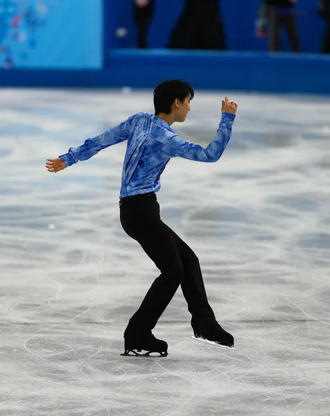 Patinação artística. Programa Homens Curtos — Fotografia de Stock