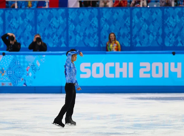 Patinage artistique. Programme court pour hommes — Photo