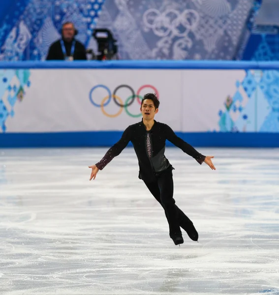 Artistik Patinaj. Erkekler kısa program — Stok fotoğraf