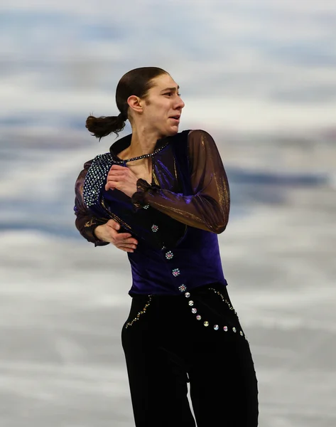 Artistik Patinaj. Erkekler kısa program — Stok fotoğraf