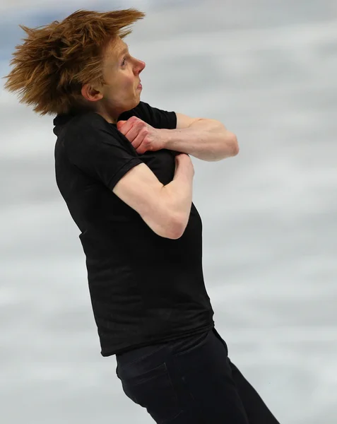 Patinage artistique. Programme court pour hommes — Photo