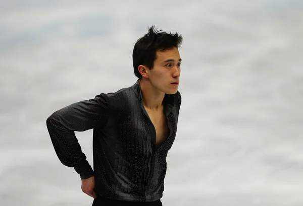 Patinage artistique. Programme court pour hommes — Photo