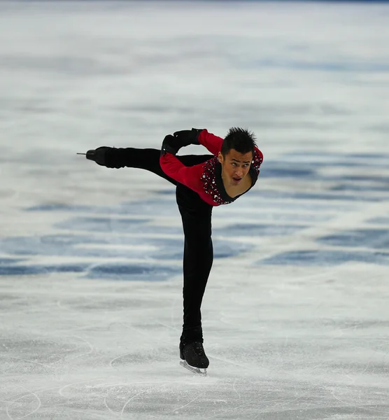 Artistik Patinaj. Erkekler kısa program — Stok fotoğraf