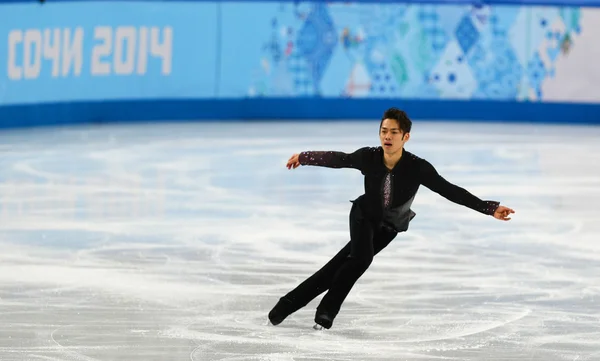 Patinage artistique. Programme court pour hommes — Photo